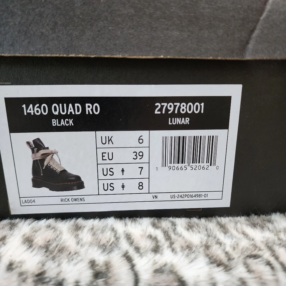 Dr. Martens Rick Owens Collaboration 1460 Quad - Picture 12 of 12
